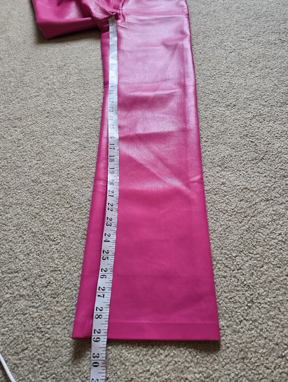 Aritzia Wilfred Melina Vital Pink Vegan Leather Pant Pink Womens Size 00 - Picture 5 of 11